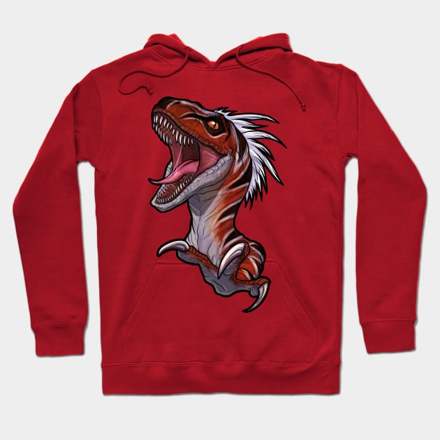 Primal Rage Talon Portrait Hoodie by sugarpoultry